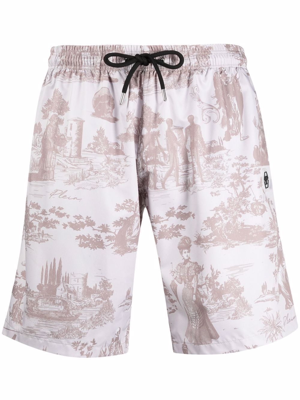 PLEIN-air-print swim shorts - 1