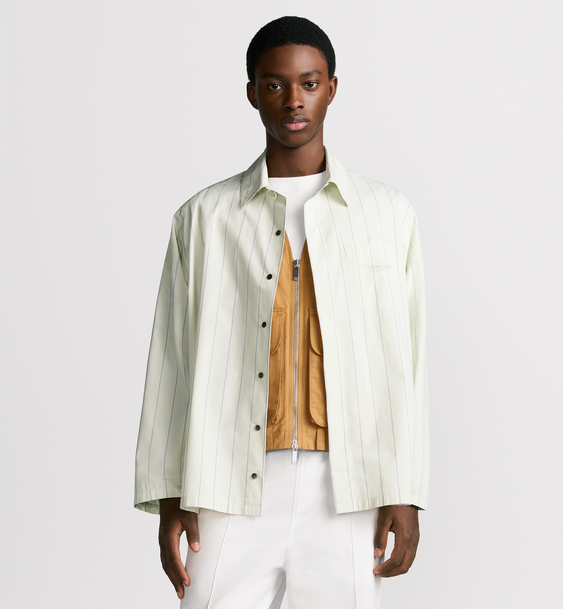 Shirt with Christian Dior Couture Embroidery - 2