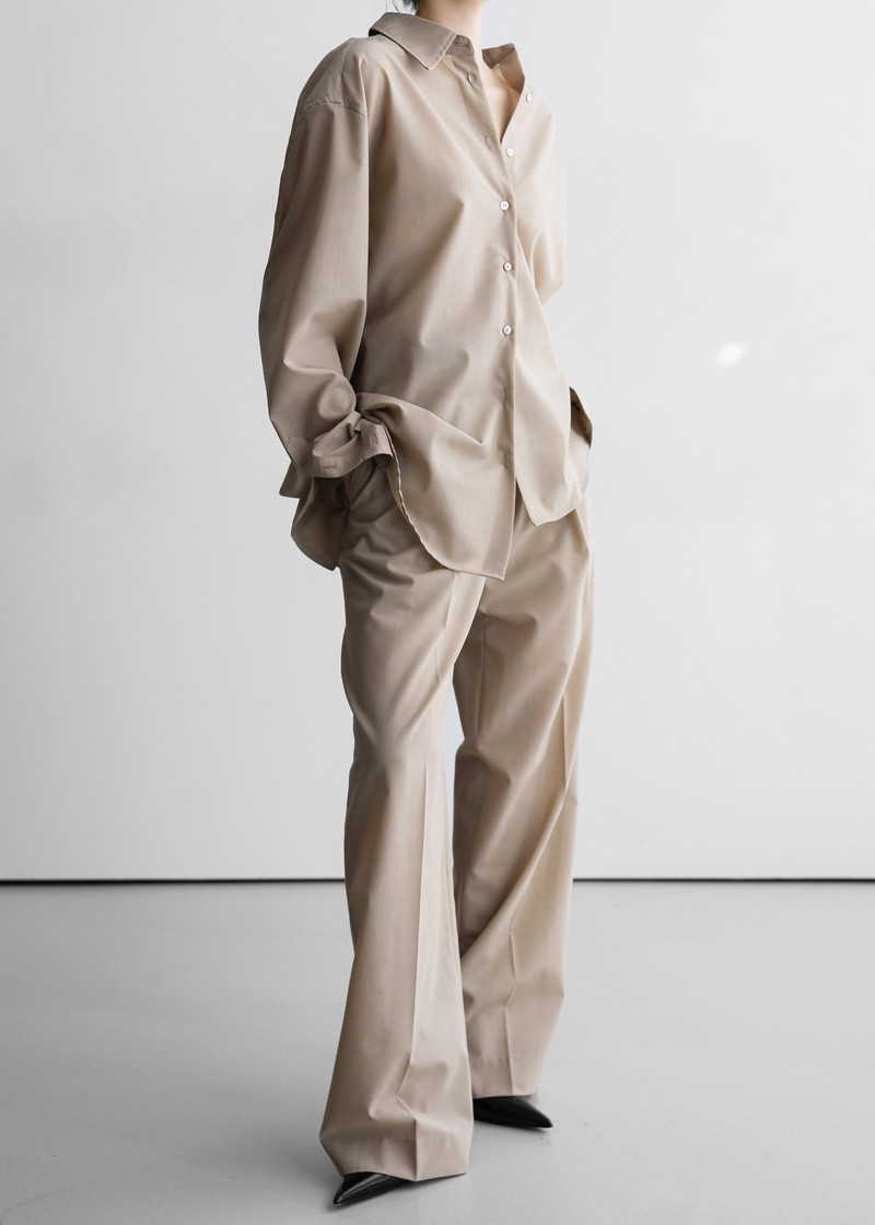 Meslay Sheer Shirt - Beige 5