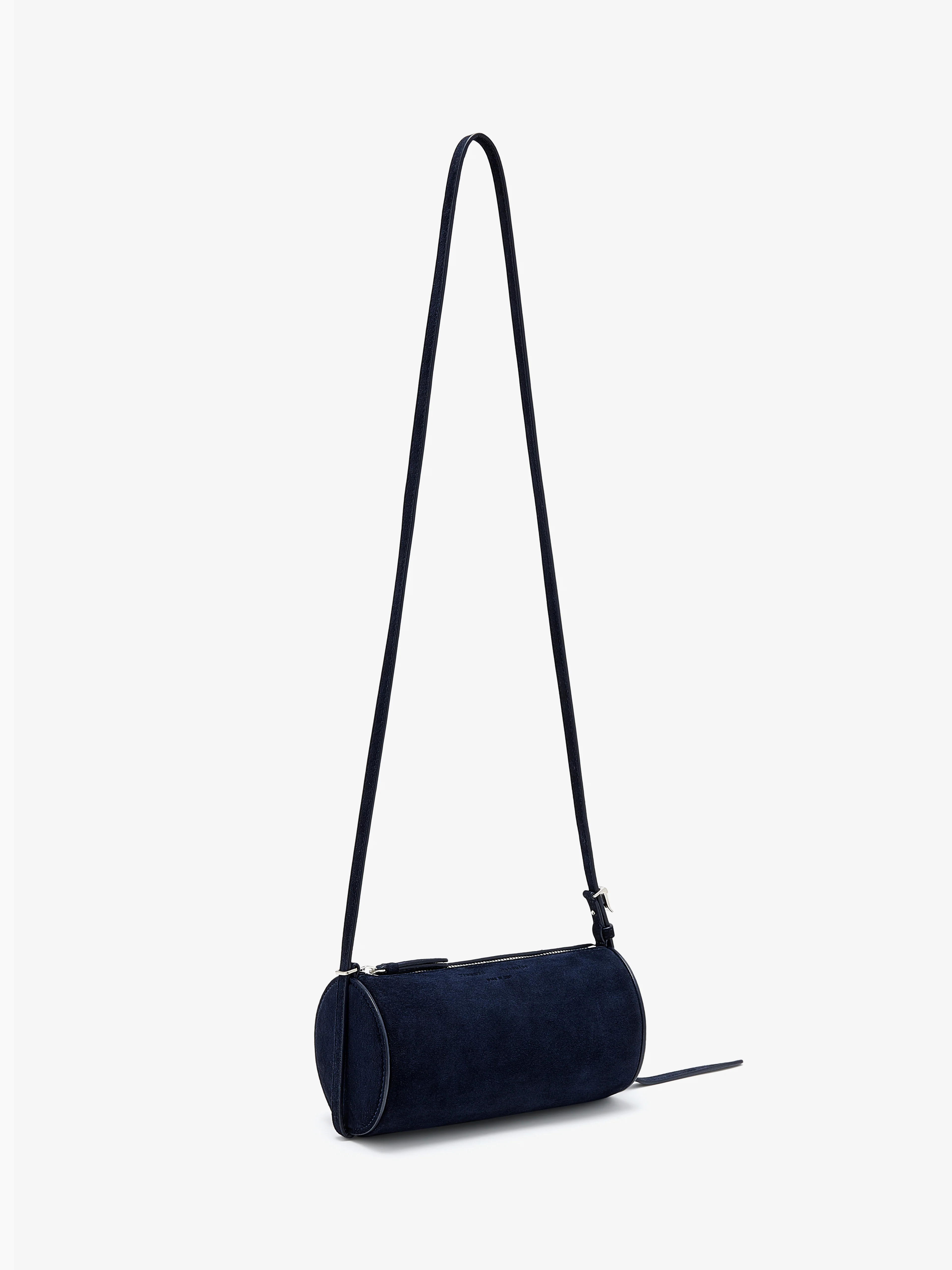 Crossbody Silo Bag in Suede - 3