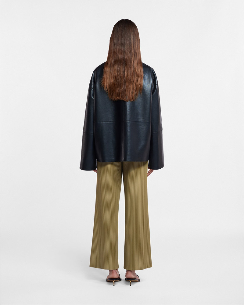 Regenerated Leather Jacket 3