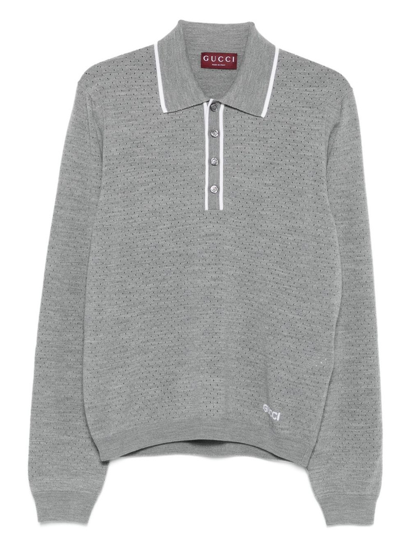 perforated polo shirt 1