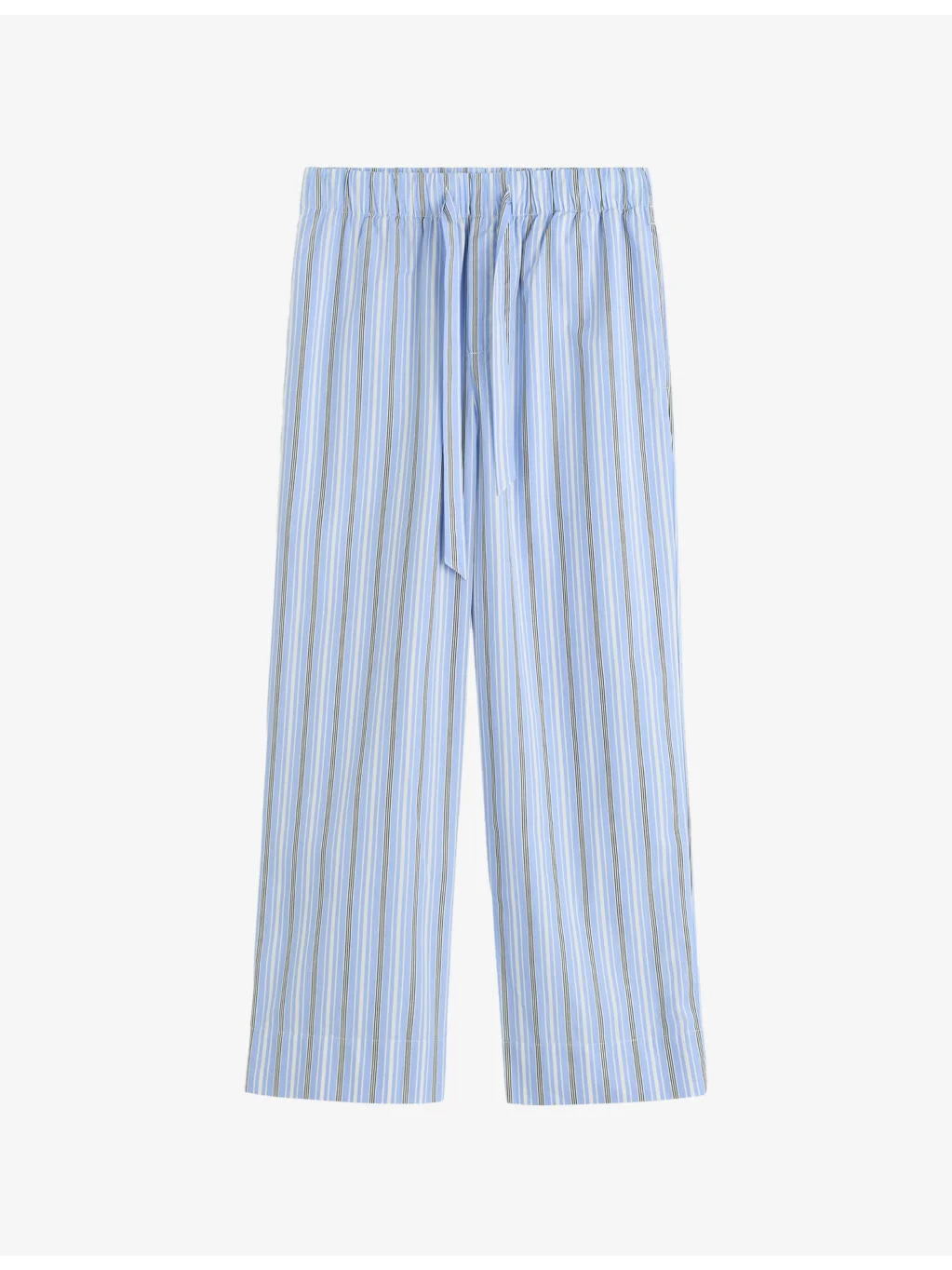 Striped Cotton-Poplin Pyjama Bottoms - 1
