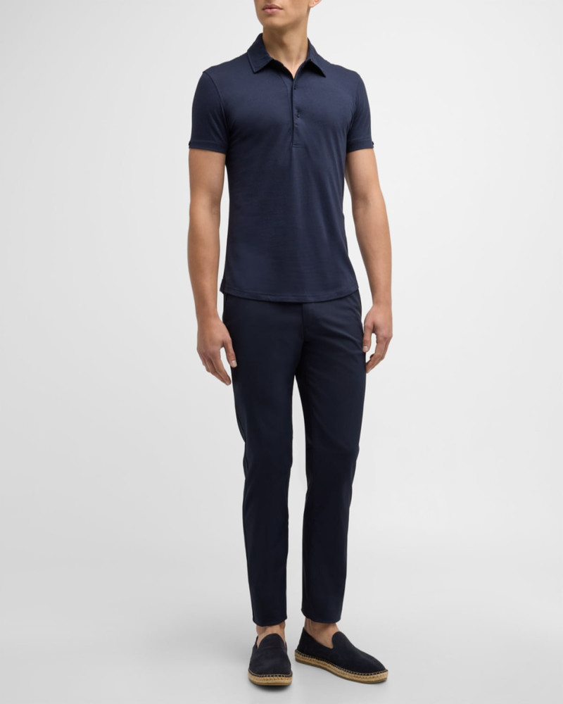 ORLEBAR BROWN Men's Sebastian Cotton-Silk Polo Shirt outlook