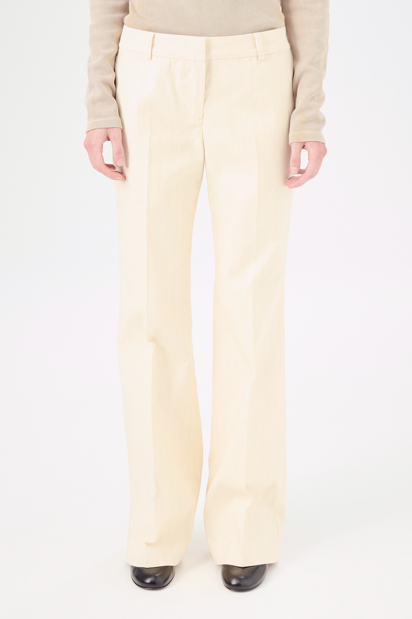 Hip Trouser Ecru Canal Stripe - 3