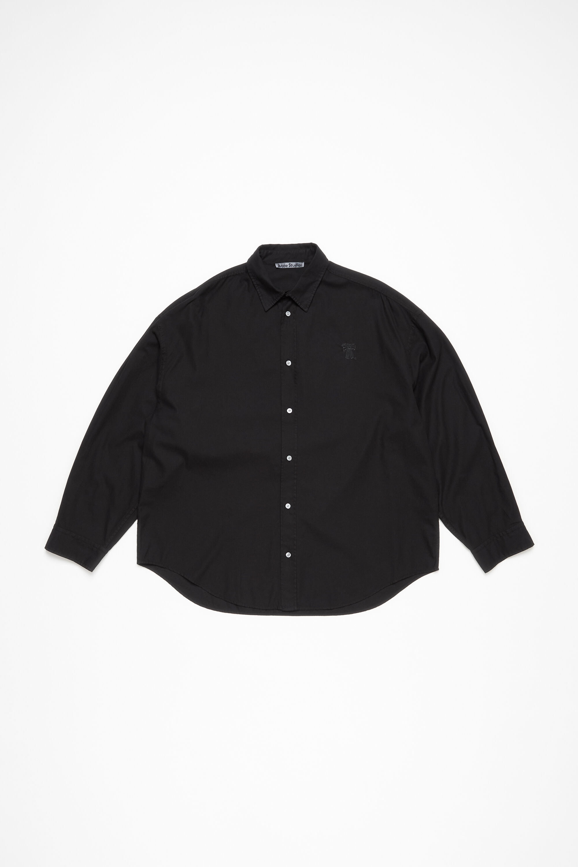 Button-up shirt - Black - 6