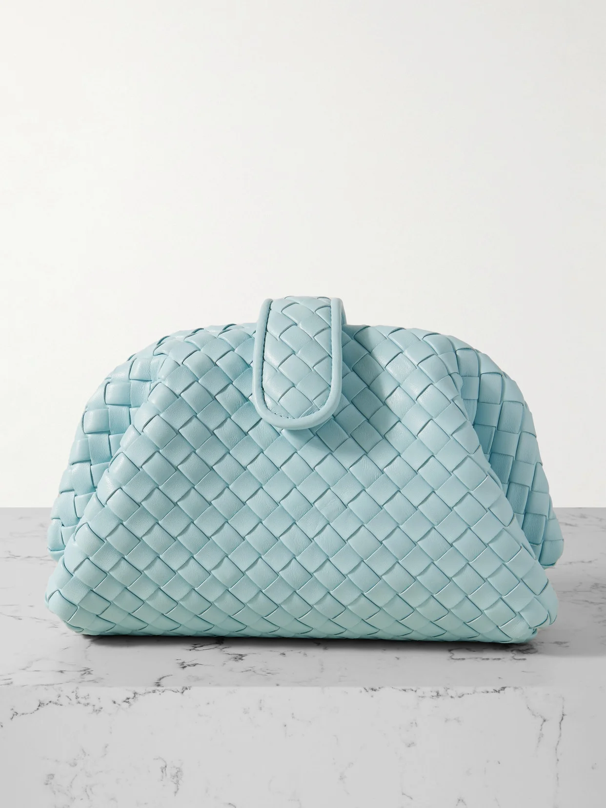 Lauren 1980 Small Intrecciato Leather Clutch - 1