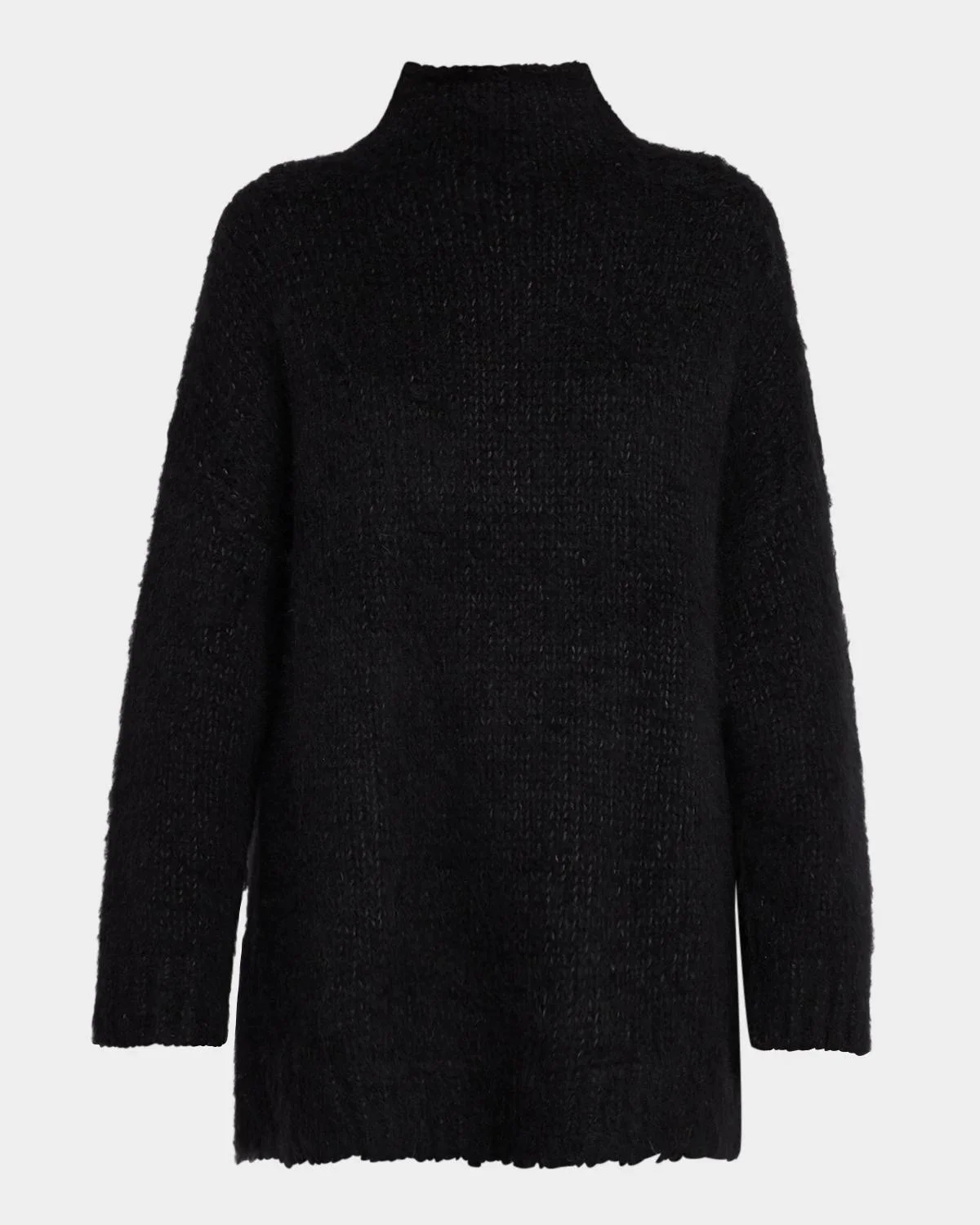 Gathered Turtleneck Top - 1