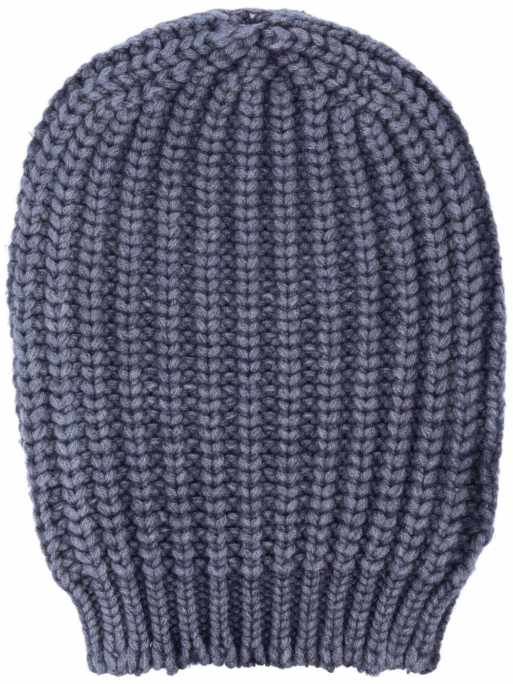 chunky knitted beanie - 1