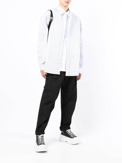 JUUN.J striped long-sleeve shirt outlook