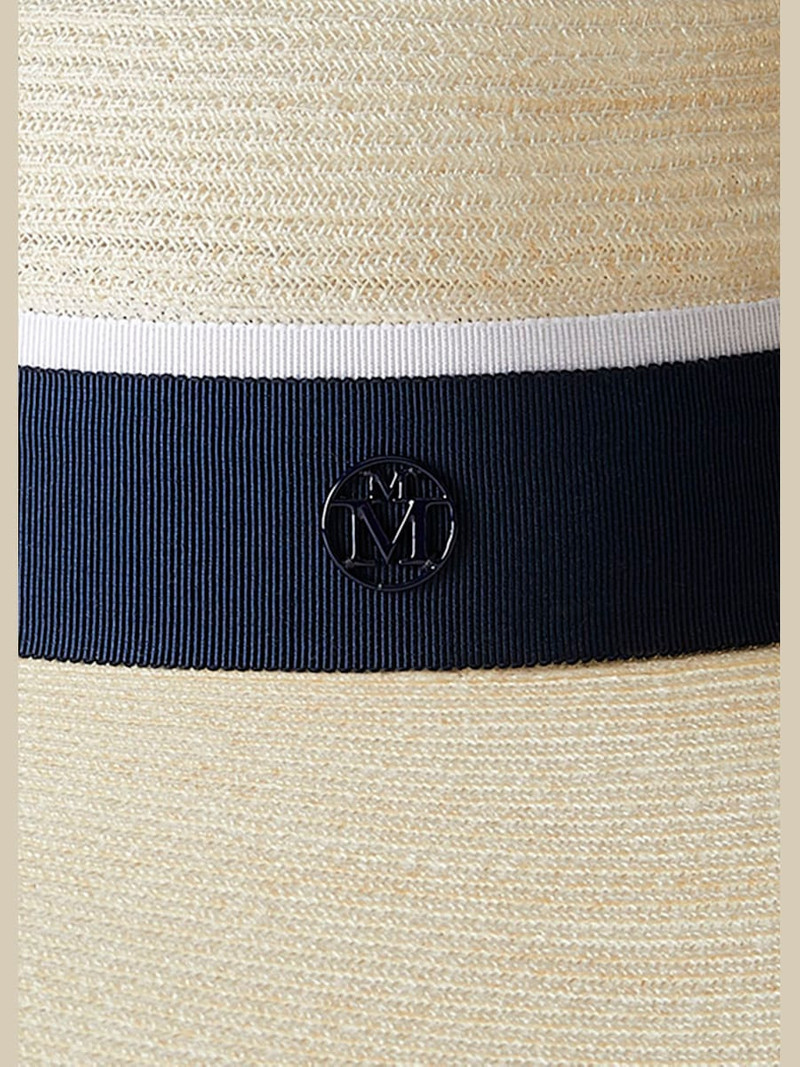MAISON MICHEL Large-Brim Straw Hat outlook