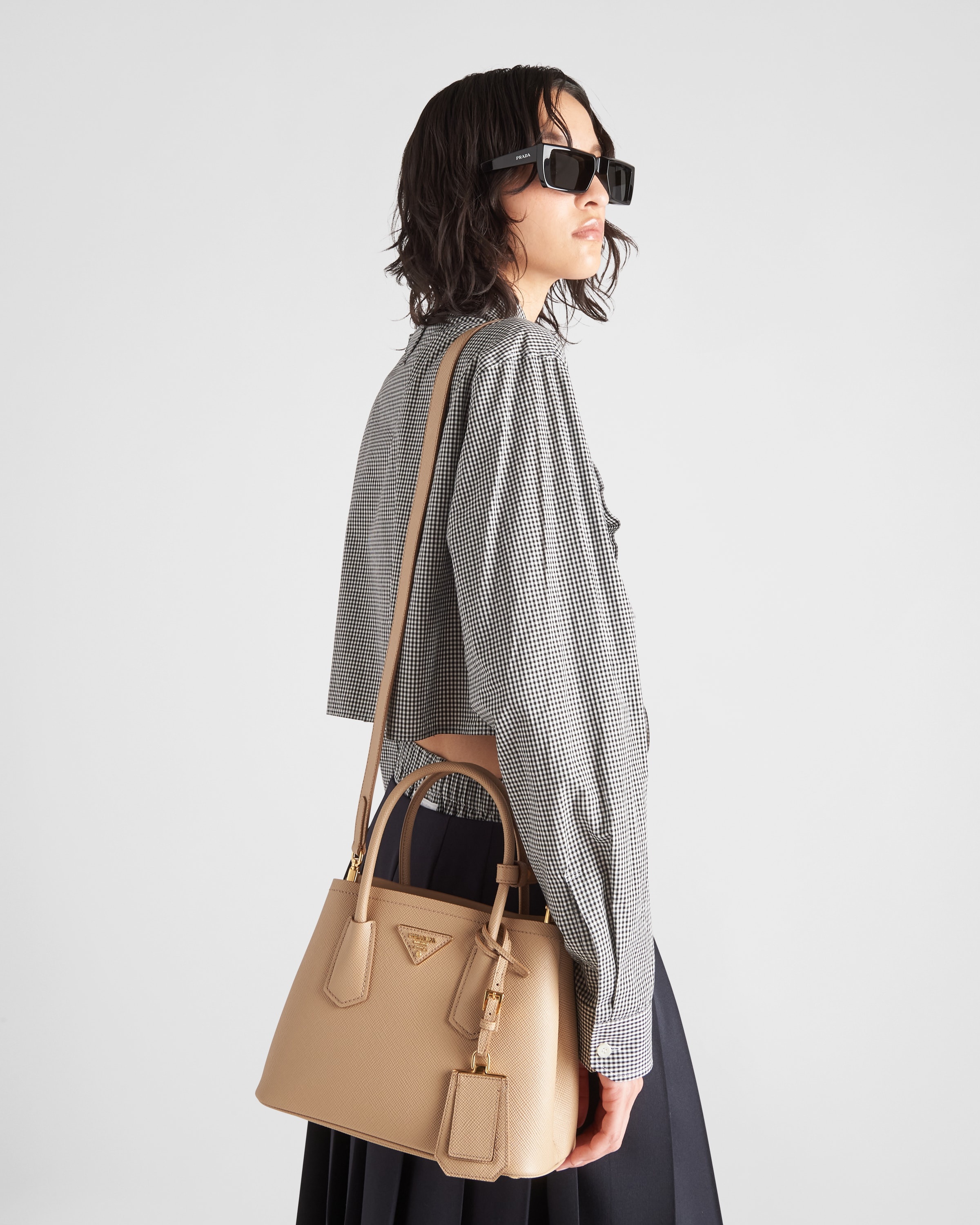 Prada Double Saffiano leather mini bag - 8