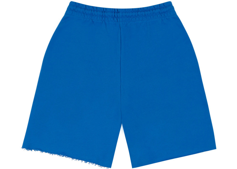 DENIM TEARS Denim Tears Denim University Sweat Shorts Royal Blue outlook