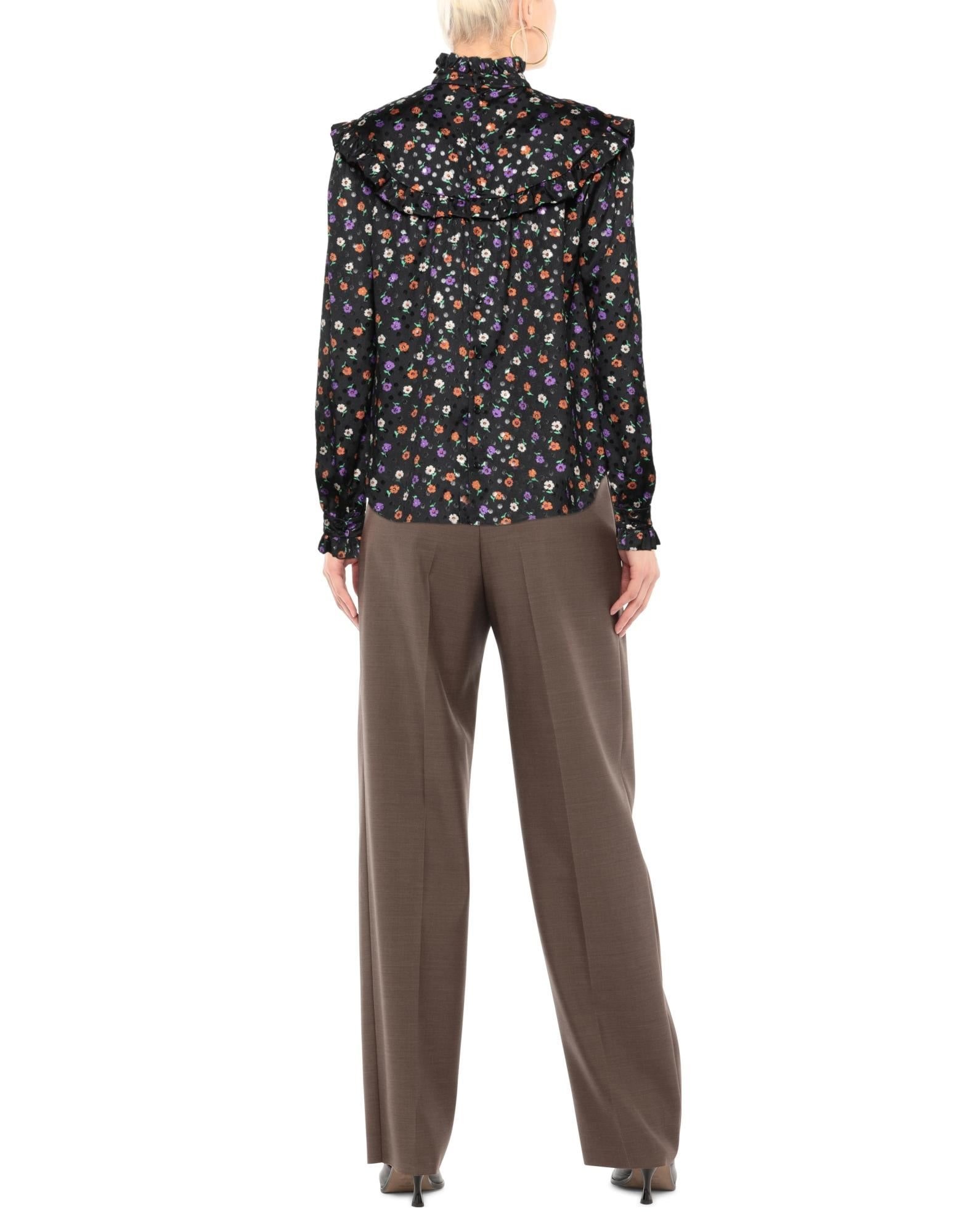 Black Women's Floral Shirts & Blouses - 3