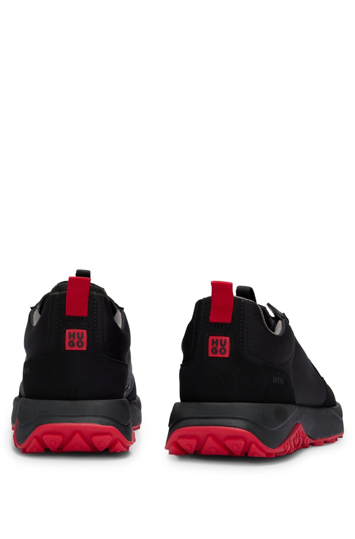 MIXED-MATERIAL TRAINERS WITH EVA-RUBBER OUTSOLE - 5