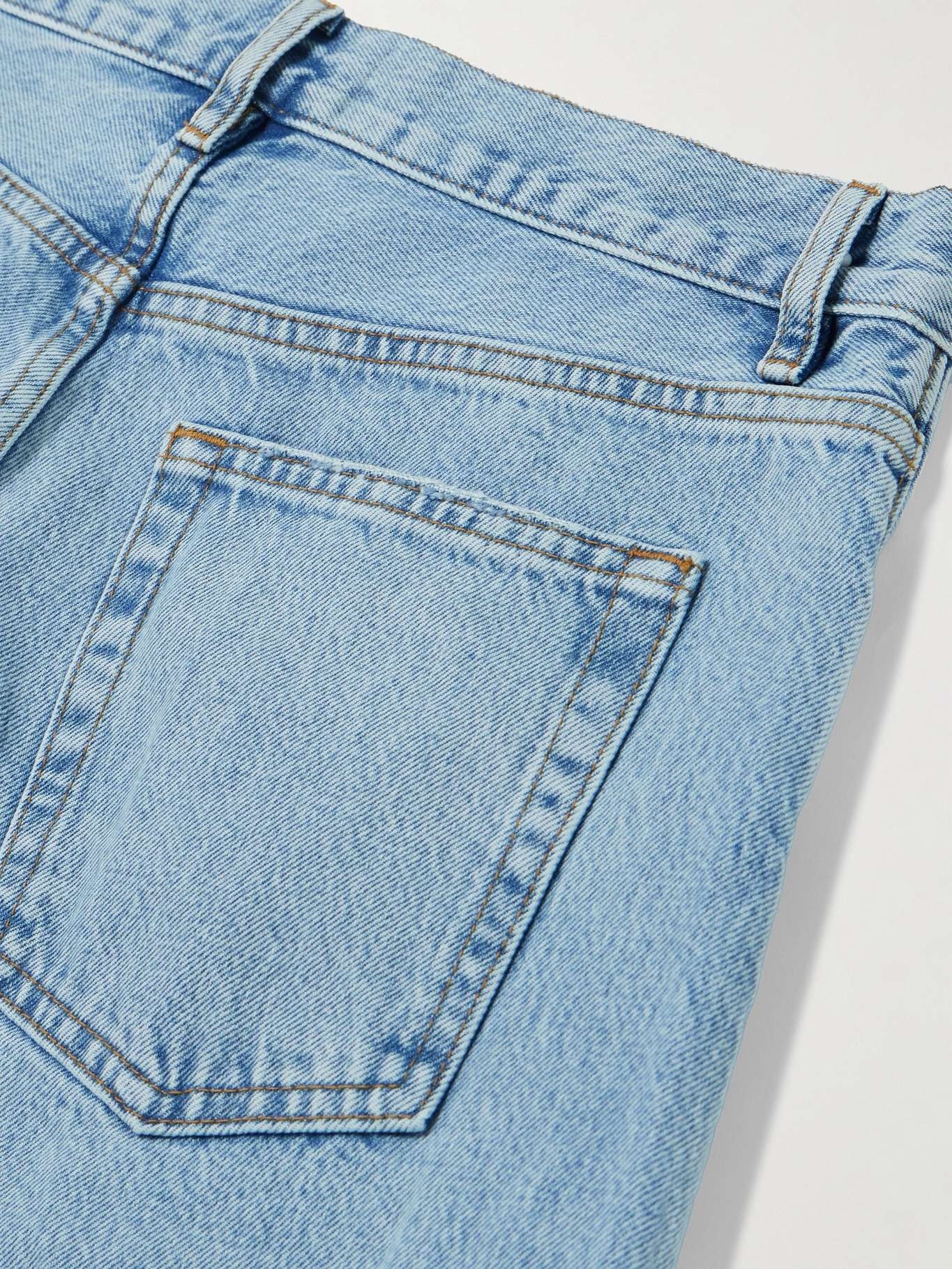 The Bubble high-rise barrel-leg jeans Light denim - 6