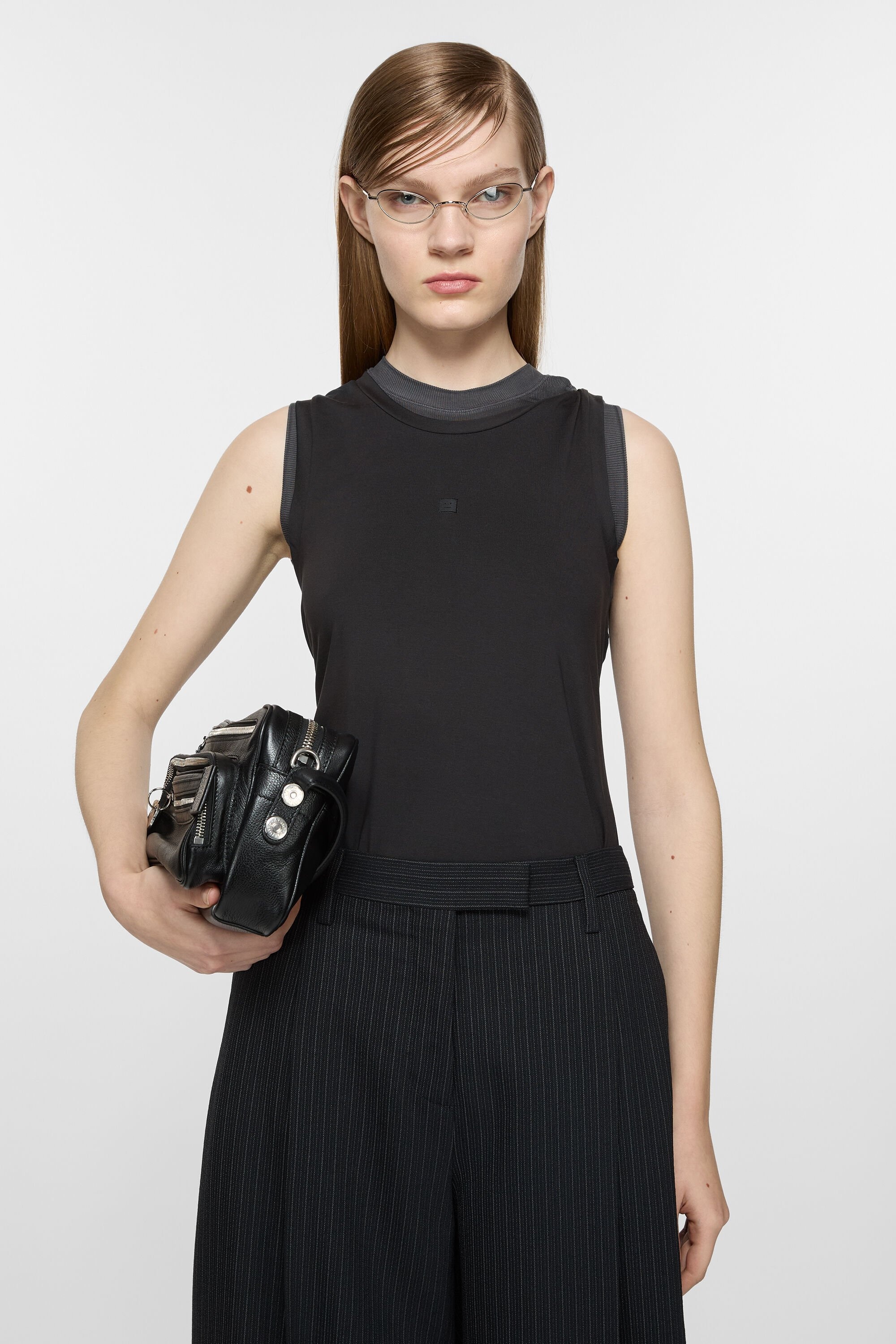 Acne Studios Jersey tank top - Black | REVERSIBLE