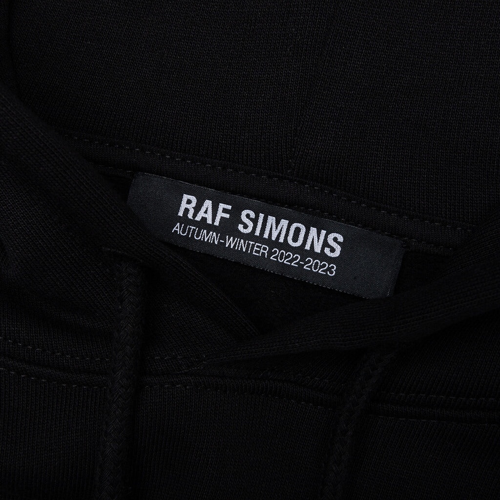 REGULAR FIT HOODIE DIE CAST PRINT - BLACK - 3