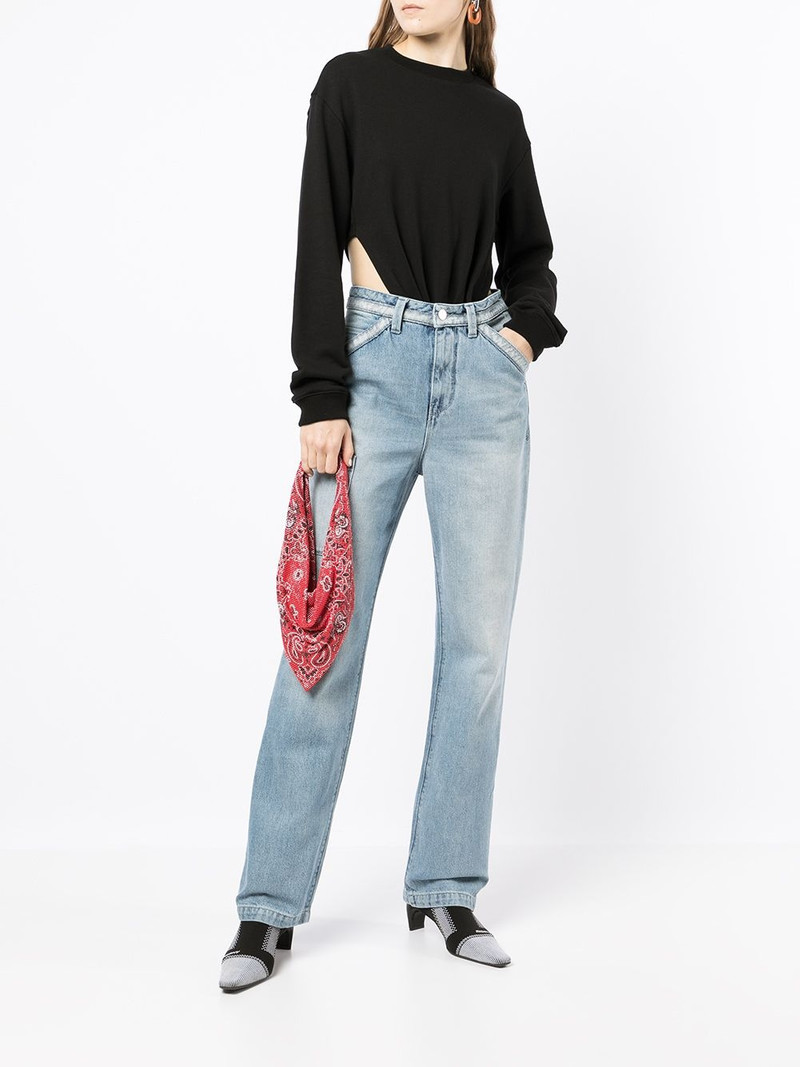 RTA multi-pocket straight leg jeans outlook