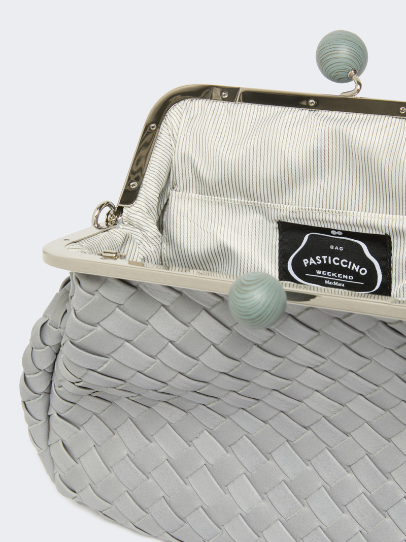 PANCIA Medium woven leather Pasticcino Bag 6