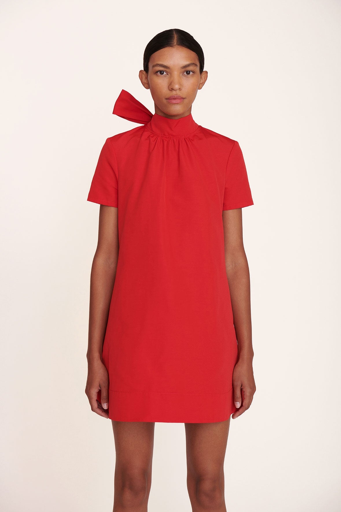 STAUD MINI ILANA DRESS POINSETTIA - 3