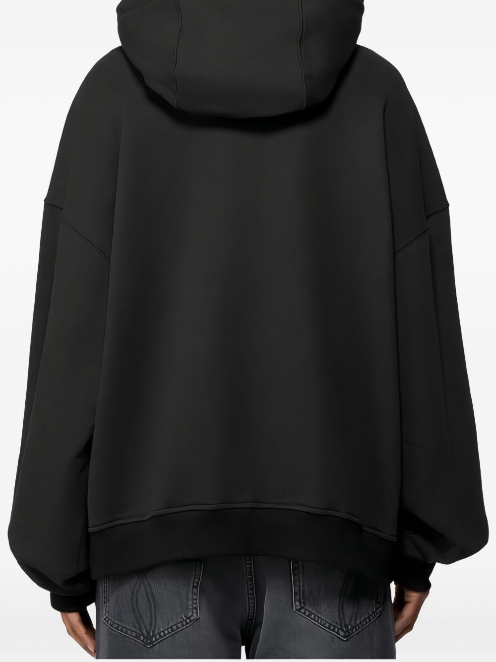 logo-embroidered hoodie - 2