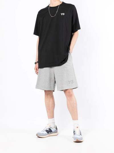 Y-3 logo-print crew-neck T-shirt outlook