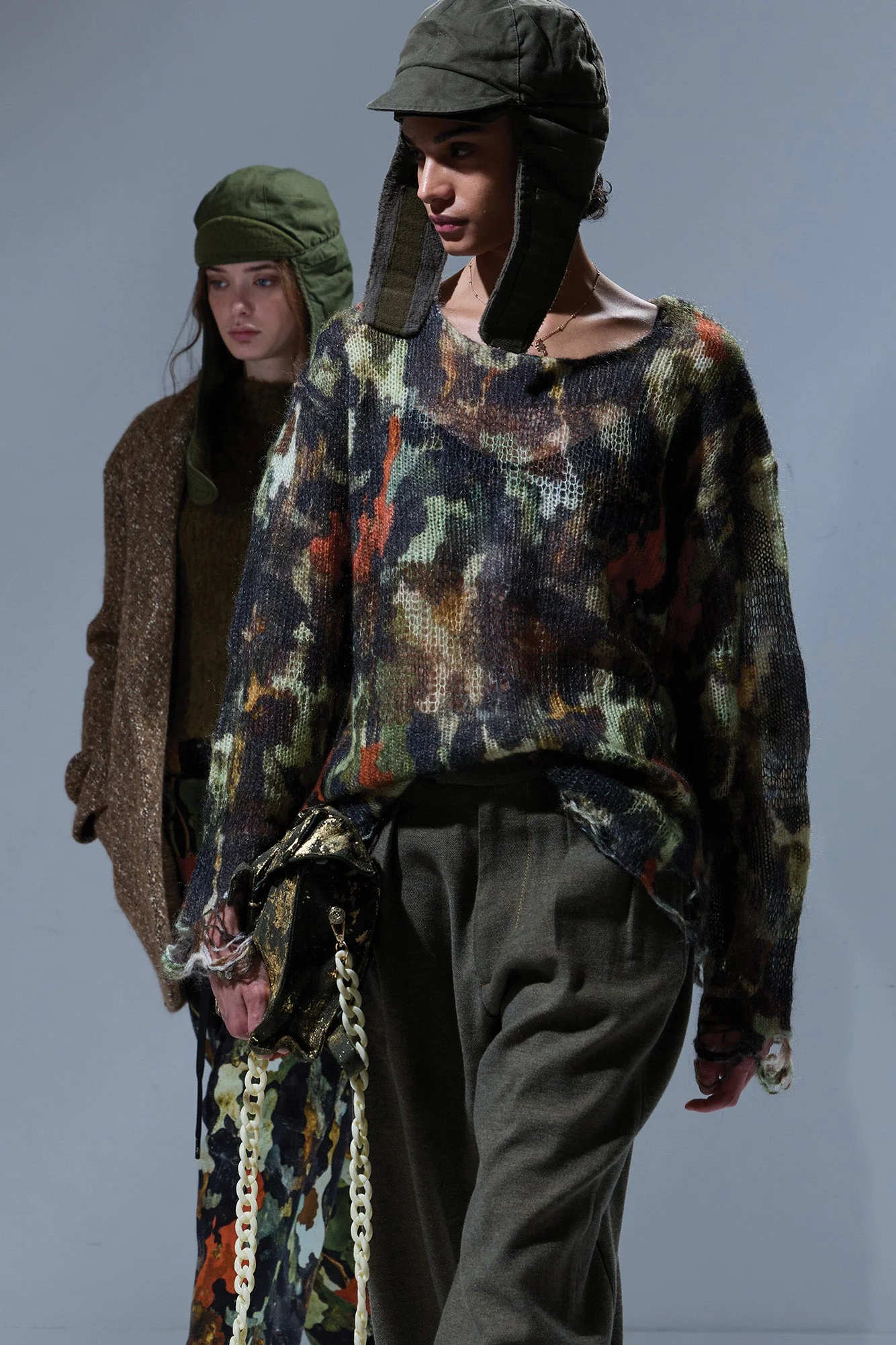 BOYFRIEND SWEATER WITH CAST-OFF NECK - 1