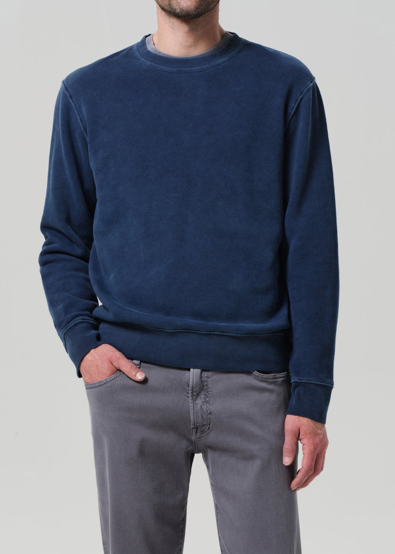 Vintage Crewneck Sweatshirt In Indigo 3