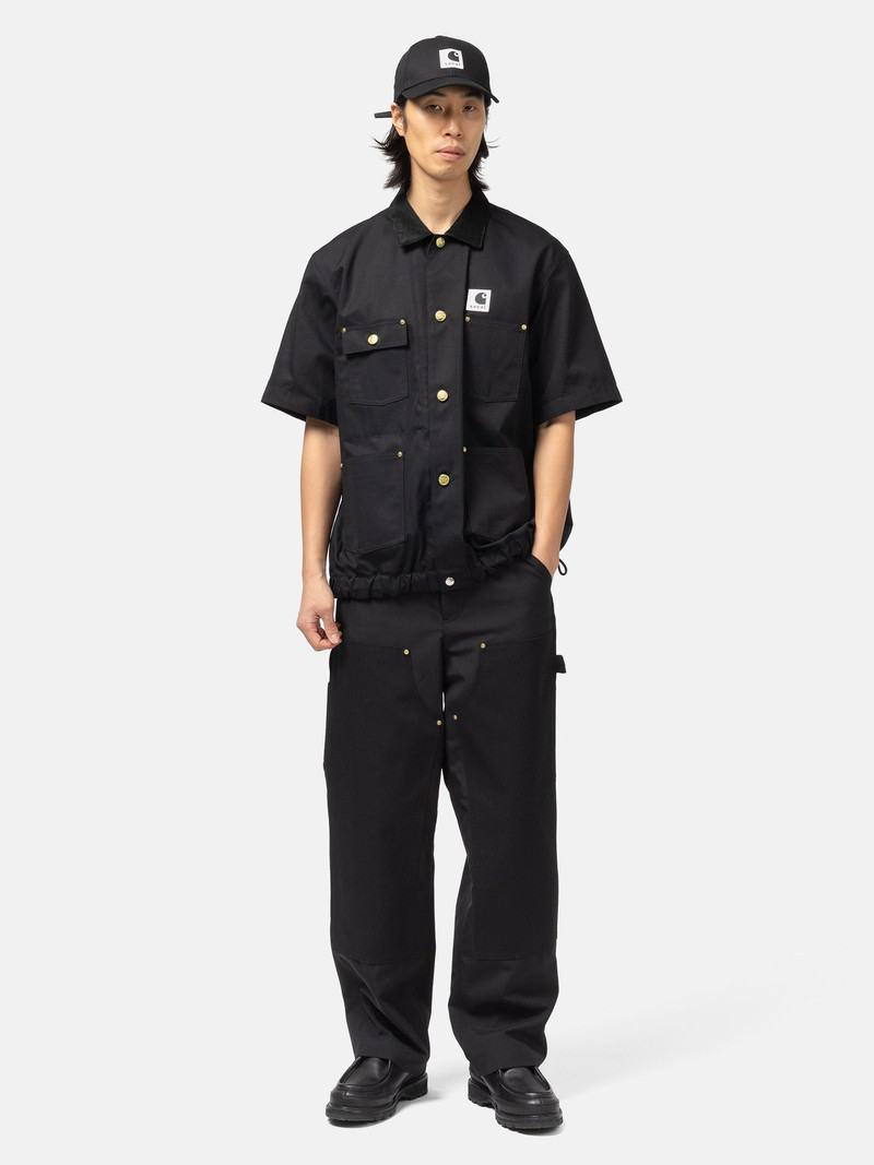 sacai x Carhartt WIP Duck Shirt Black outlook