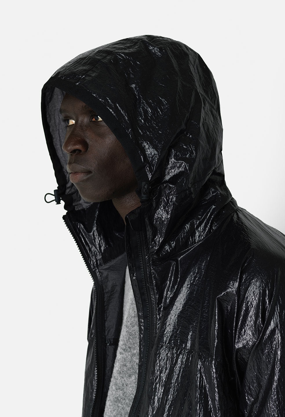 COATED NYLON ANORAK - 8