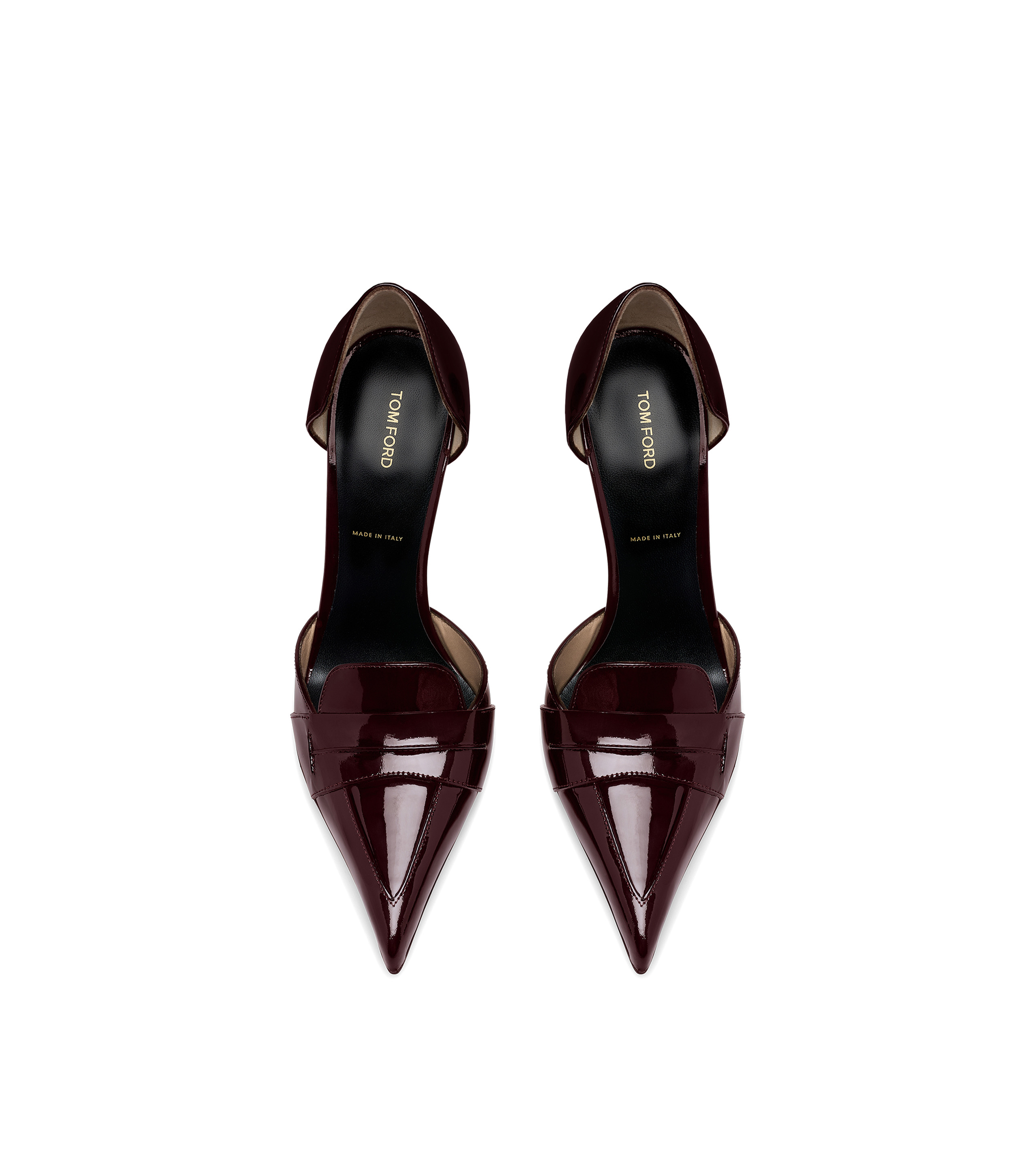 PATENT LEATHER EVA D'ORSAY PUMP - 4