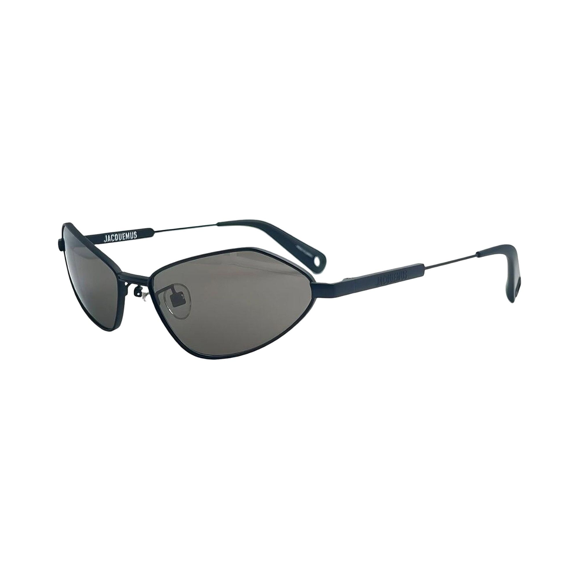 Jacquemus x Linda Farrow Bambino Metal Sunglasses 'Matt Black/Grey' - 2