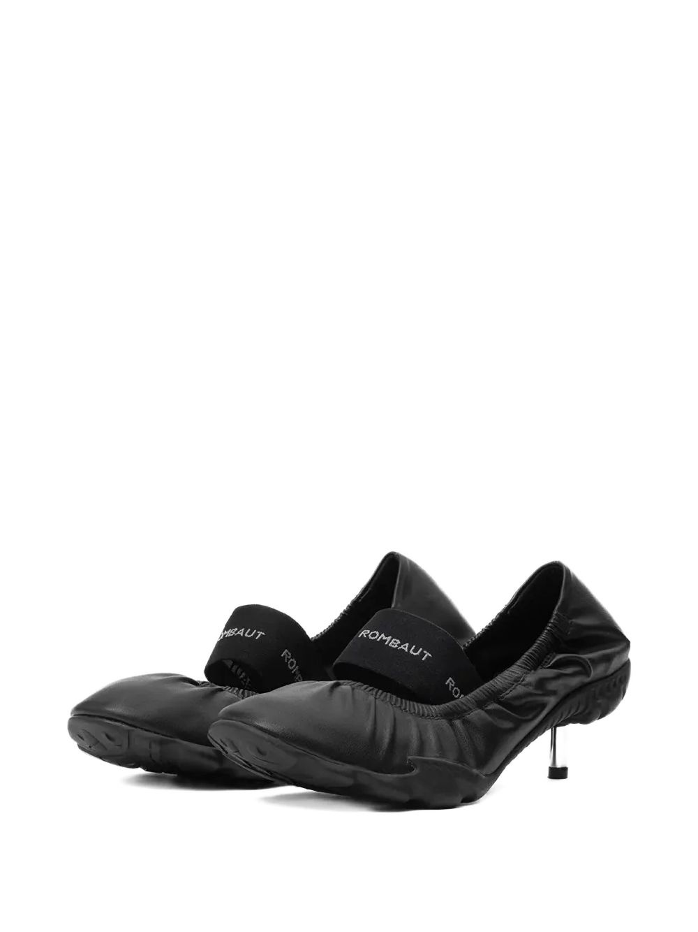 ruffled kitten-heel pumps - 2