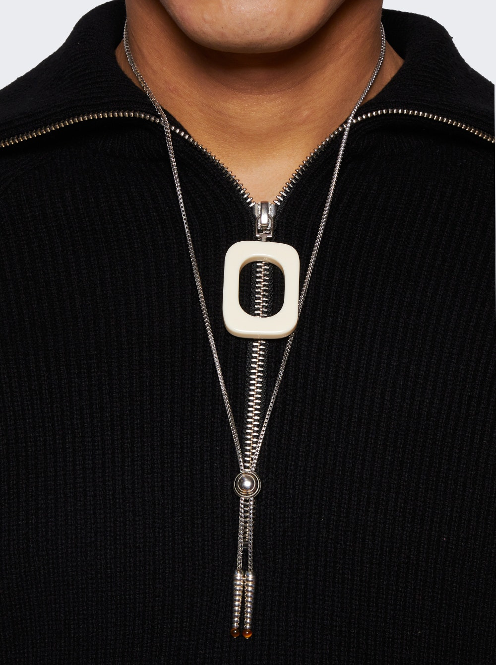 X Erin Wasson Bolo Necklace Silver - 2