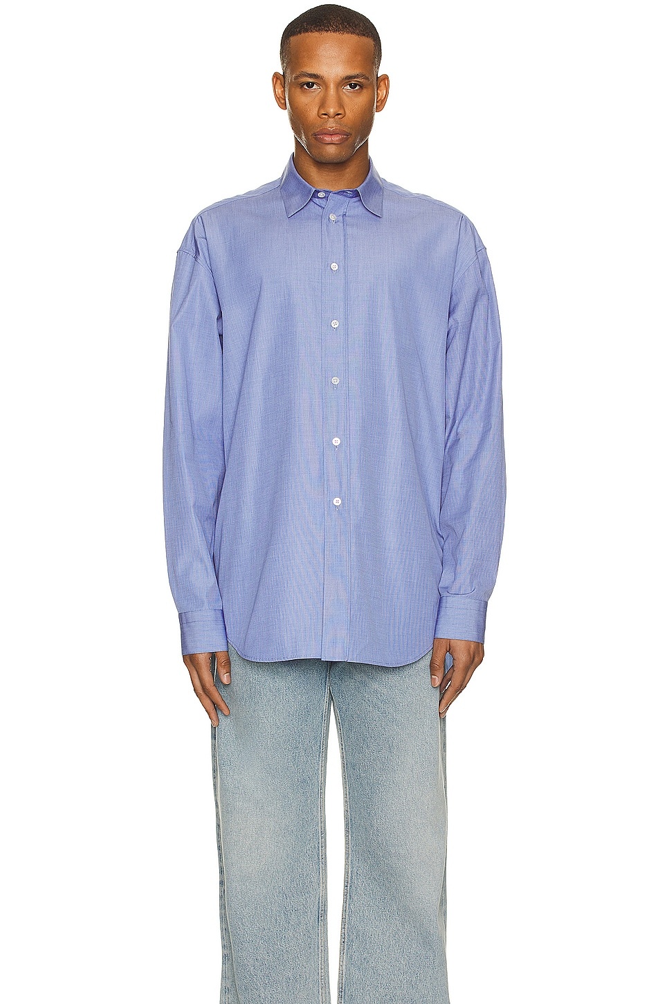 m*126【WIRROW】halfsleeveshirt dress The Row Miller Shirt | forward | REVERSIBLE