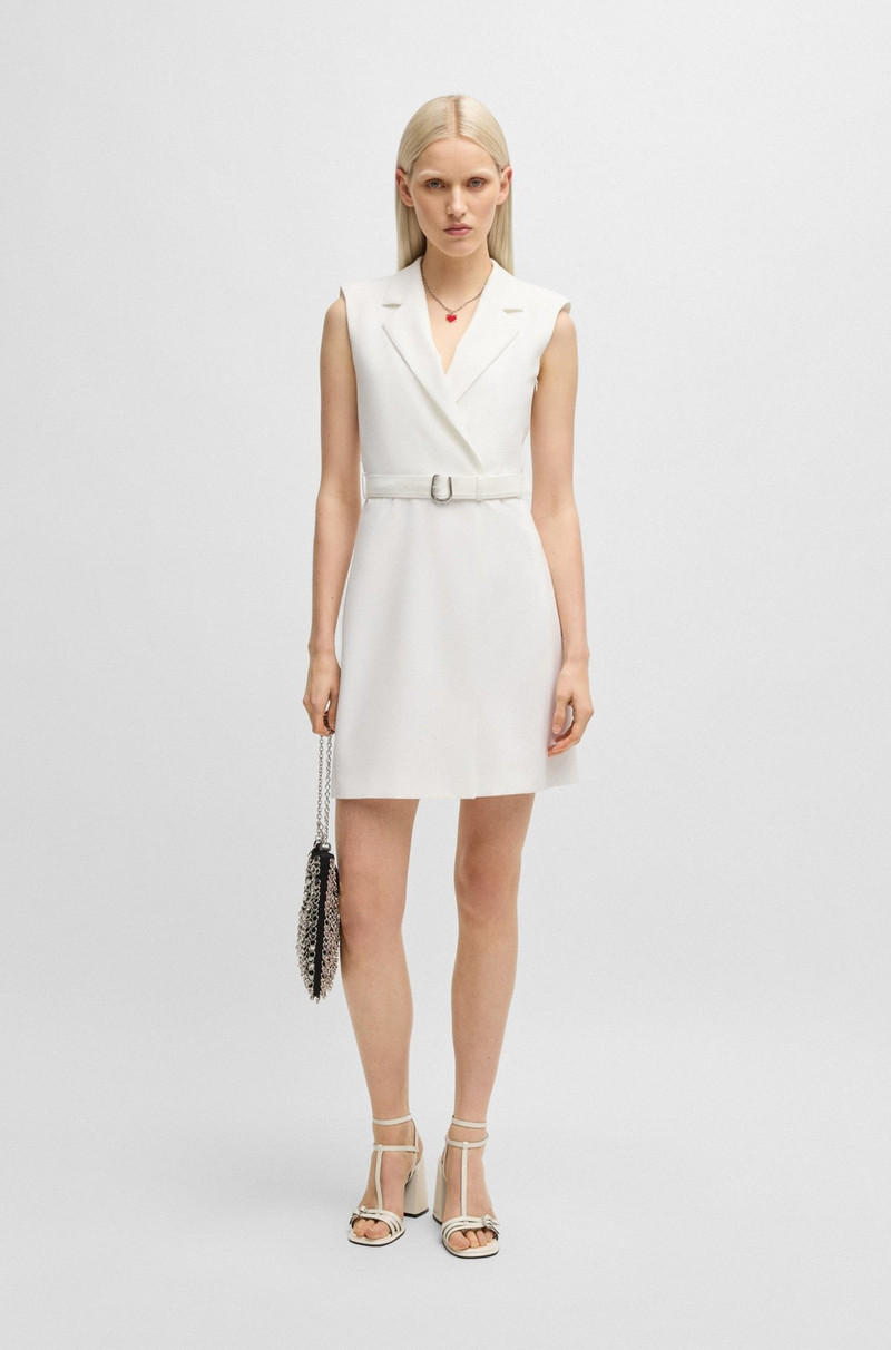 HUGO BLAZER-STYLE DRESS WITH BUCKLED BELT outlook