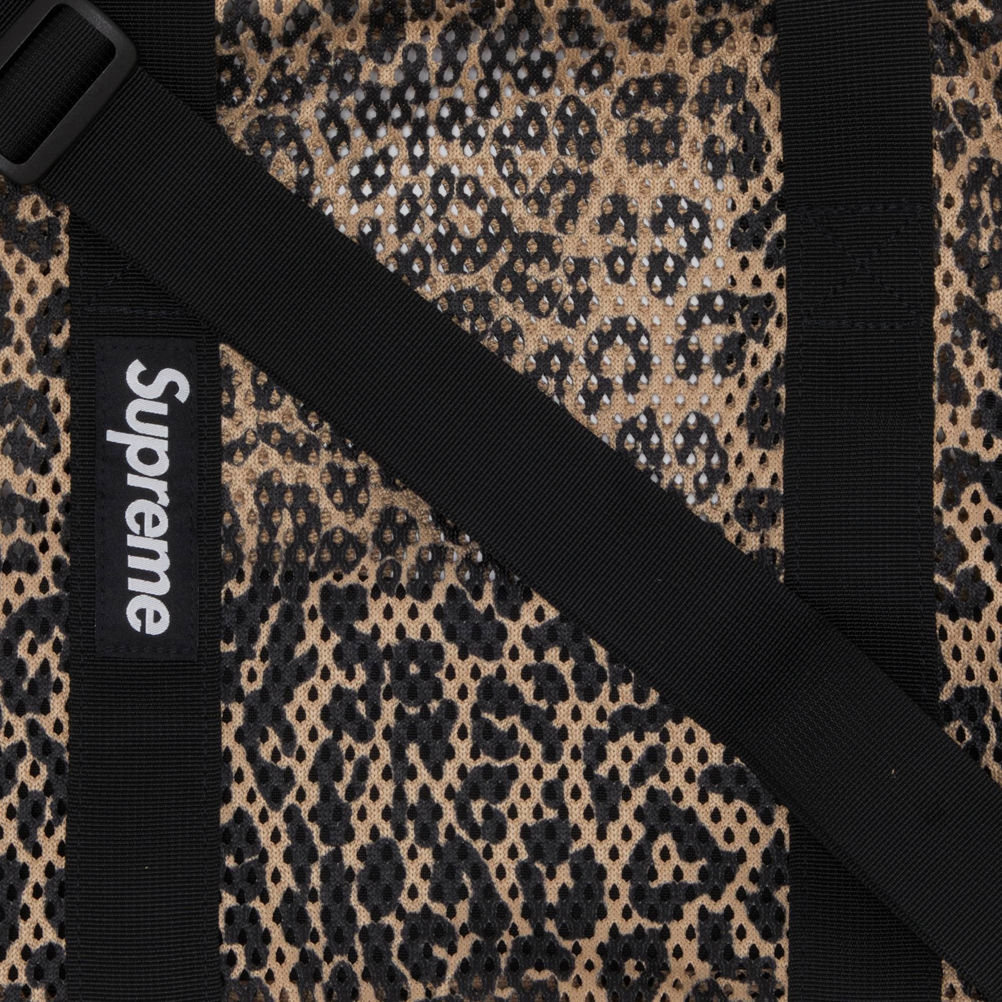 Supreme Supreme Mesh Duffle Bag 'Leopard' | REVERSIBLE