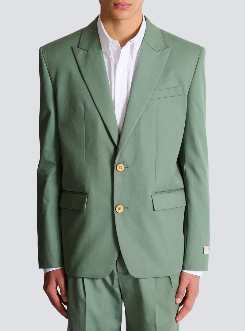 Cotton twill 2-button jacket 5