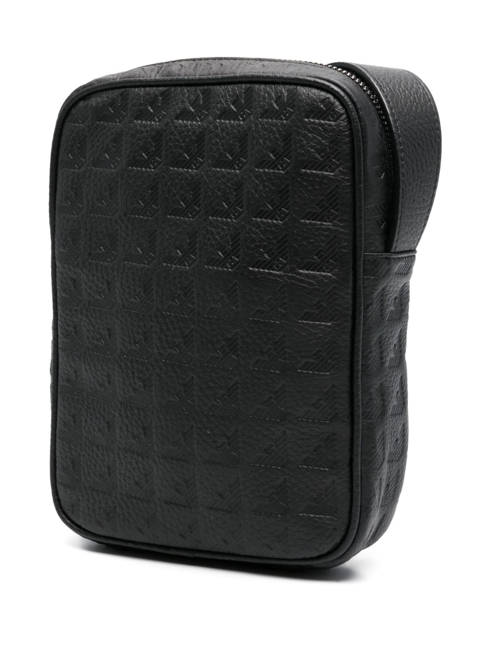 embossed-logo messenger bag - 2