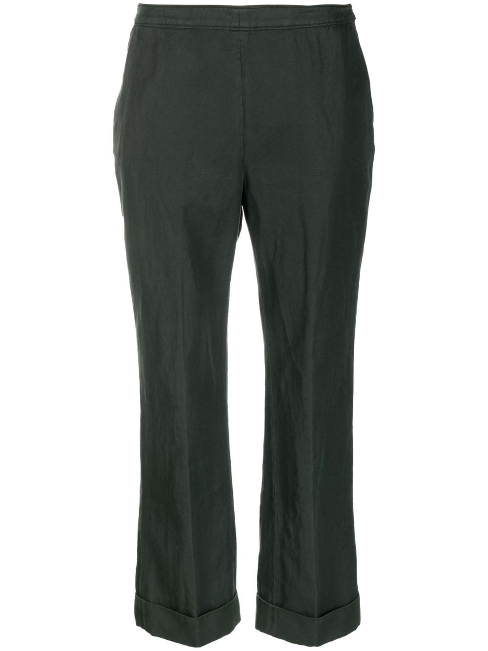 cropped flared trousers - 1