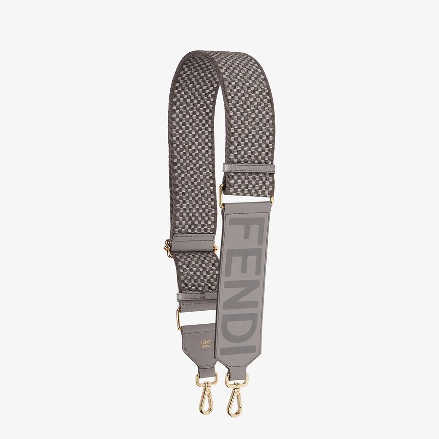 Gray webbing shoulder strap - 1