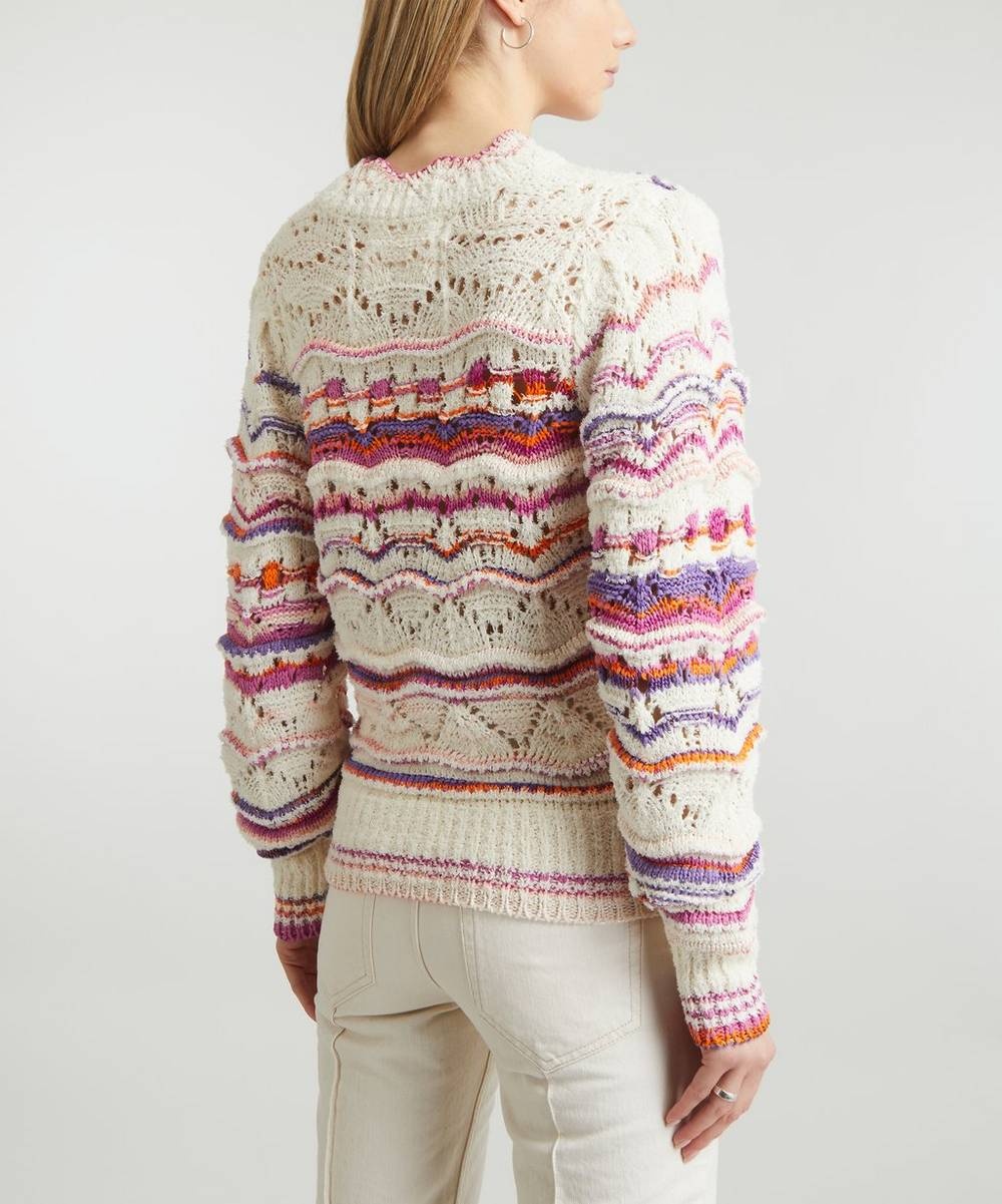 Ambre Rainbow-Stripe Jumper - 4