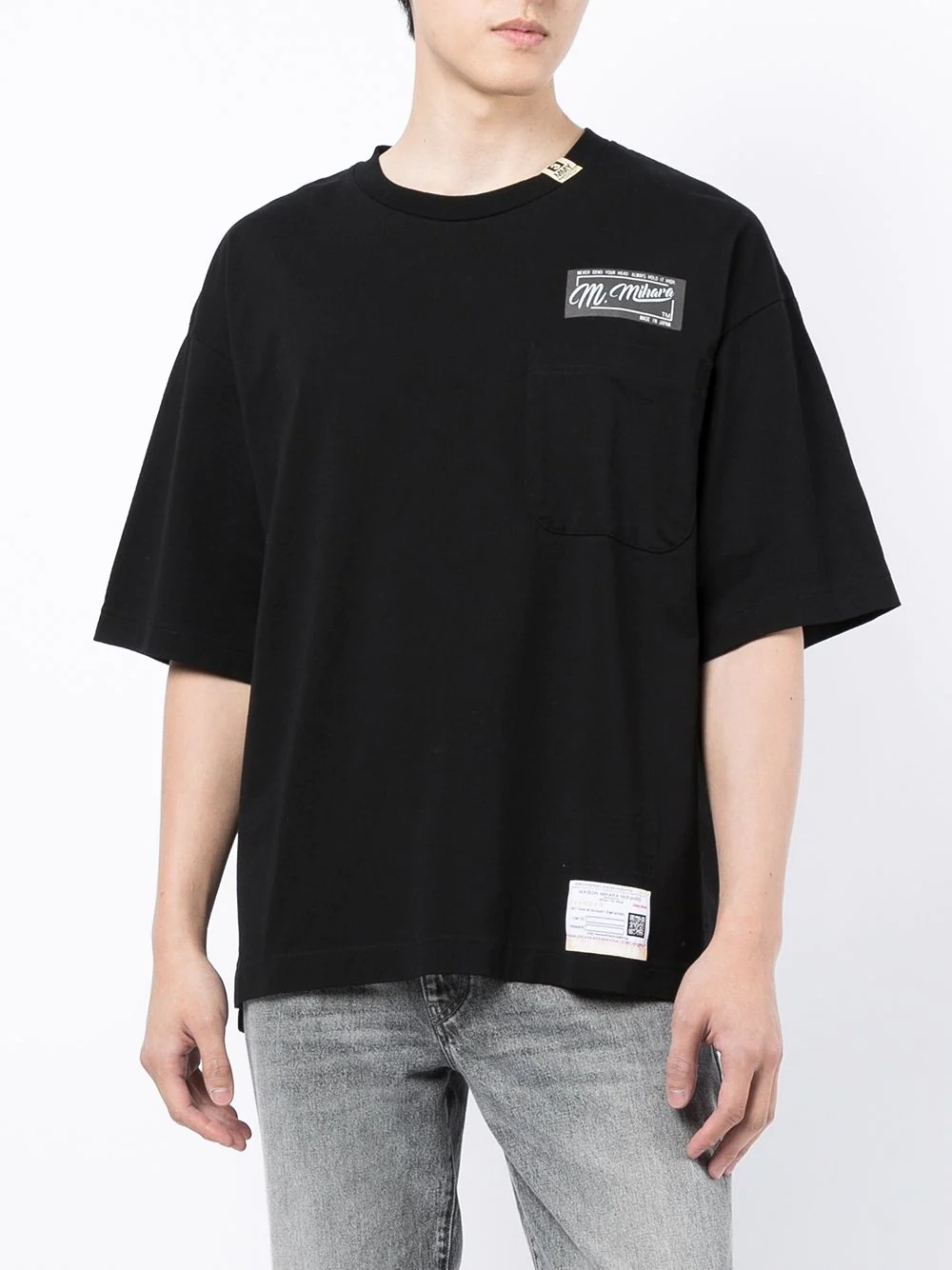 logo-patch short-sleeved T-shirt - 4