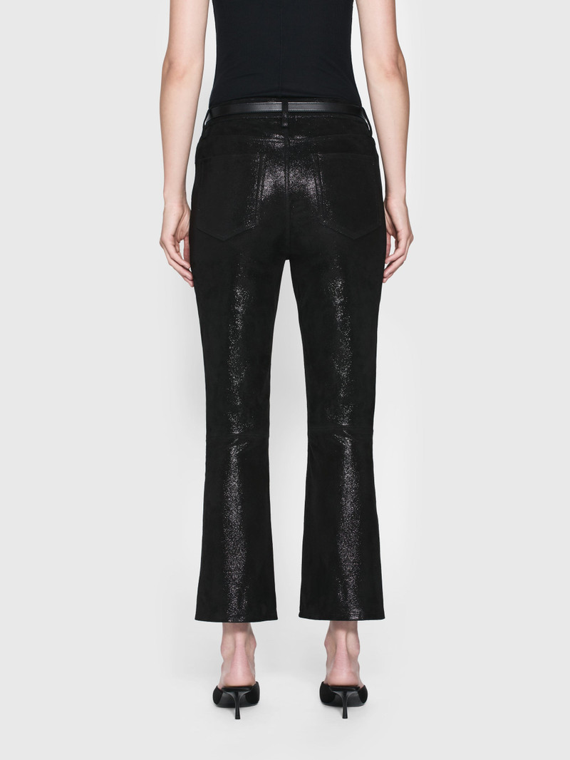 Suede Le Crop Mini Boot in Black Multi 7