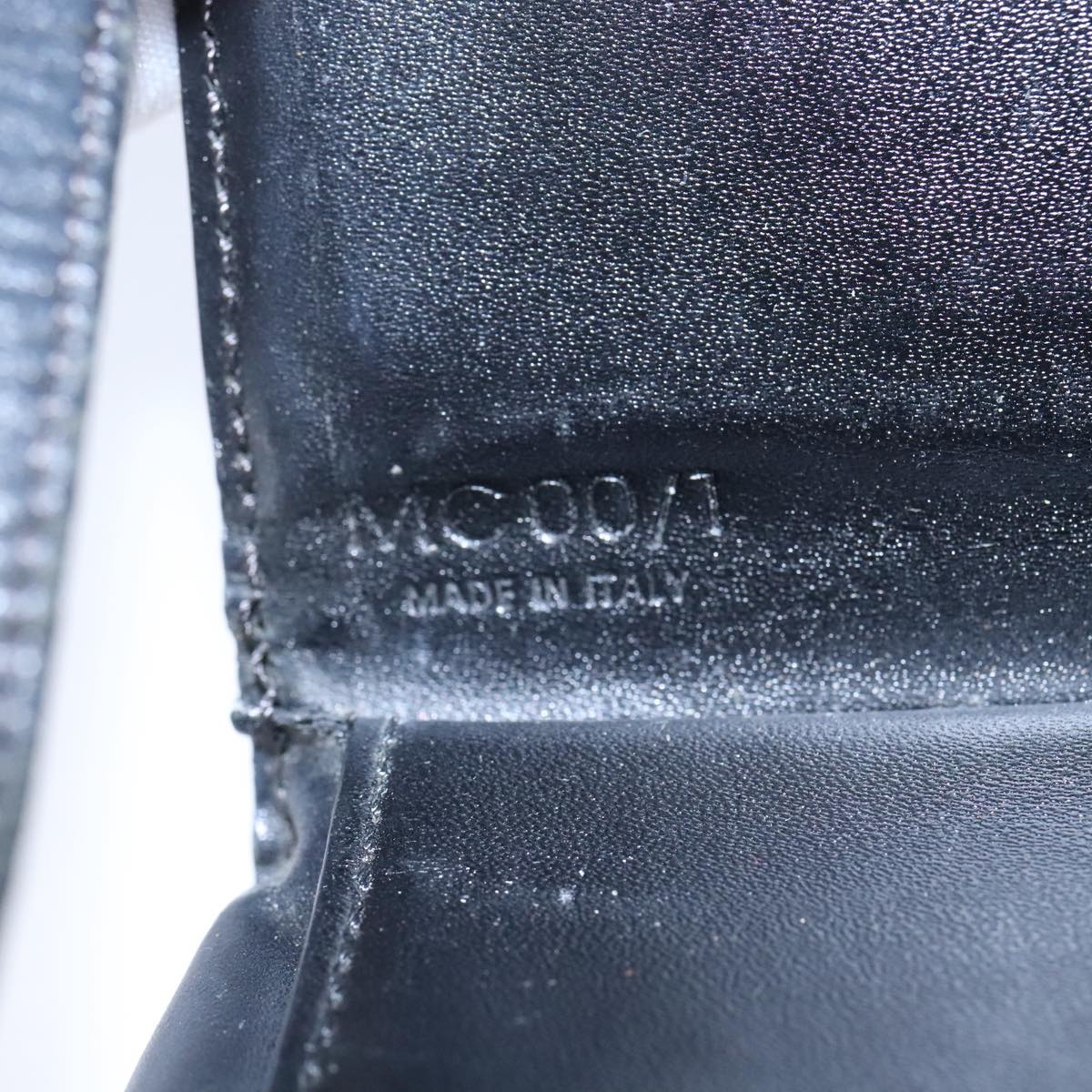 CELINE Macadam Canvas Shoulder Bag Pvc Leather Black - 12