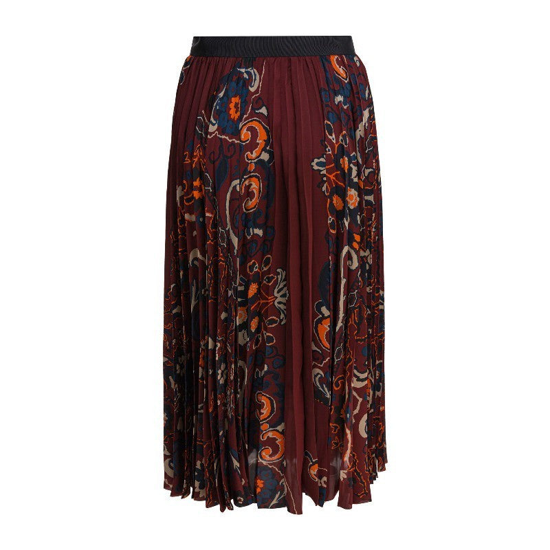 Floral Print Skirt - 2