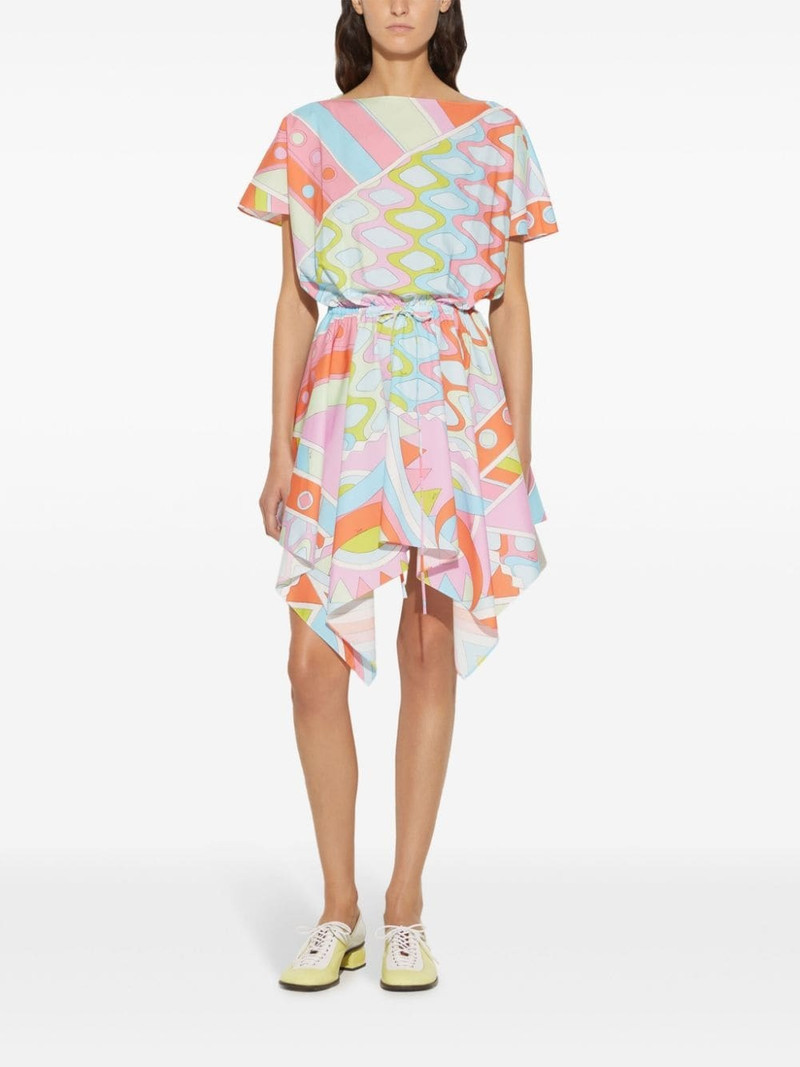 PUCCI Vivara-print cotton minidress outlook