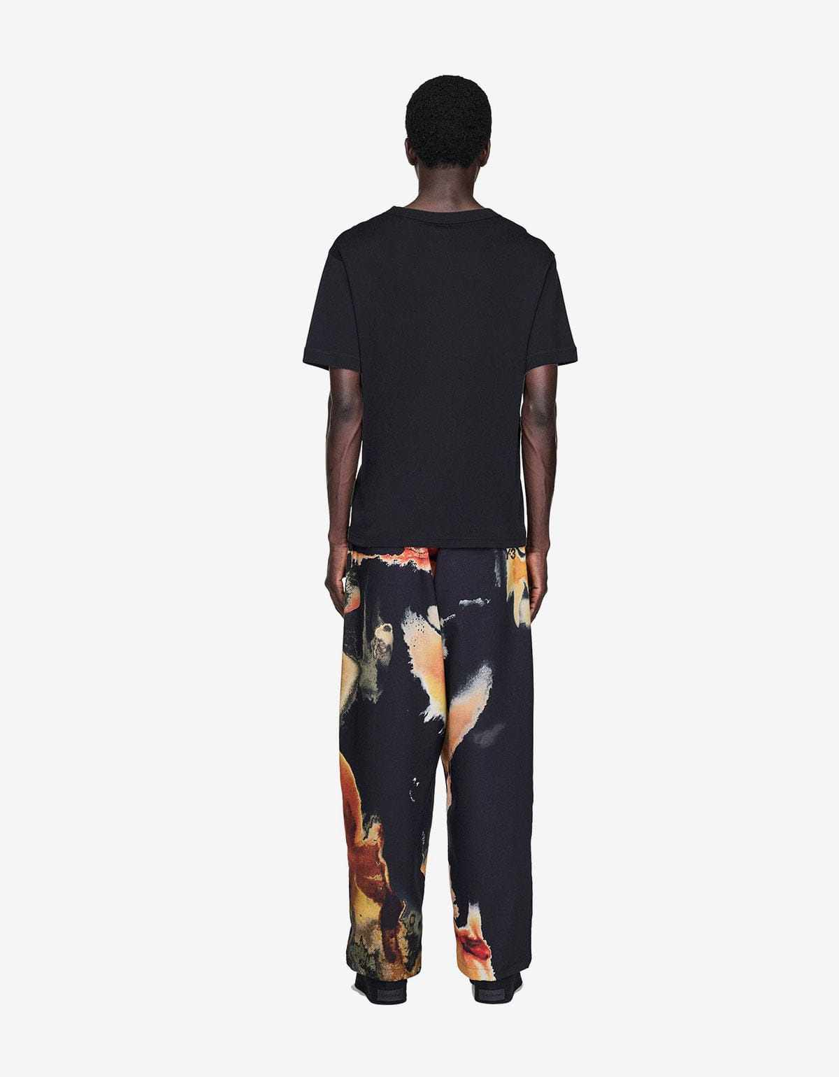 Y-3 Black AOP Sport Uniform Track Pants - 7