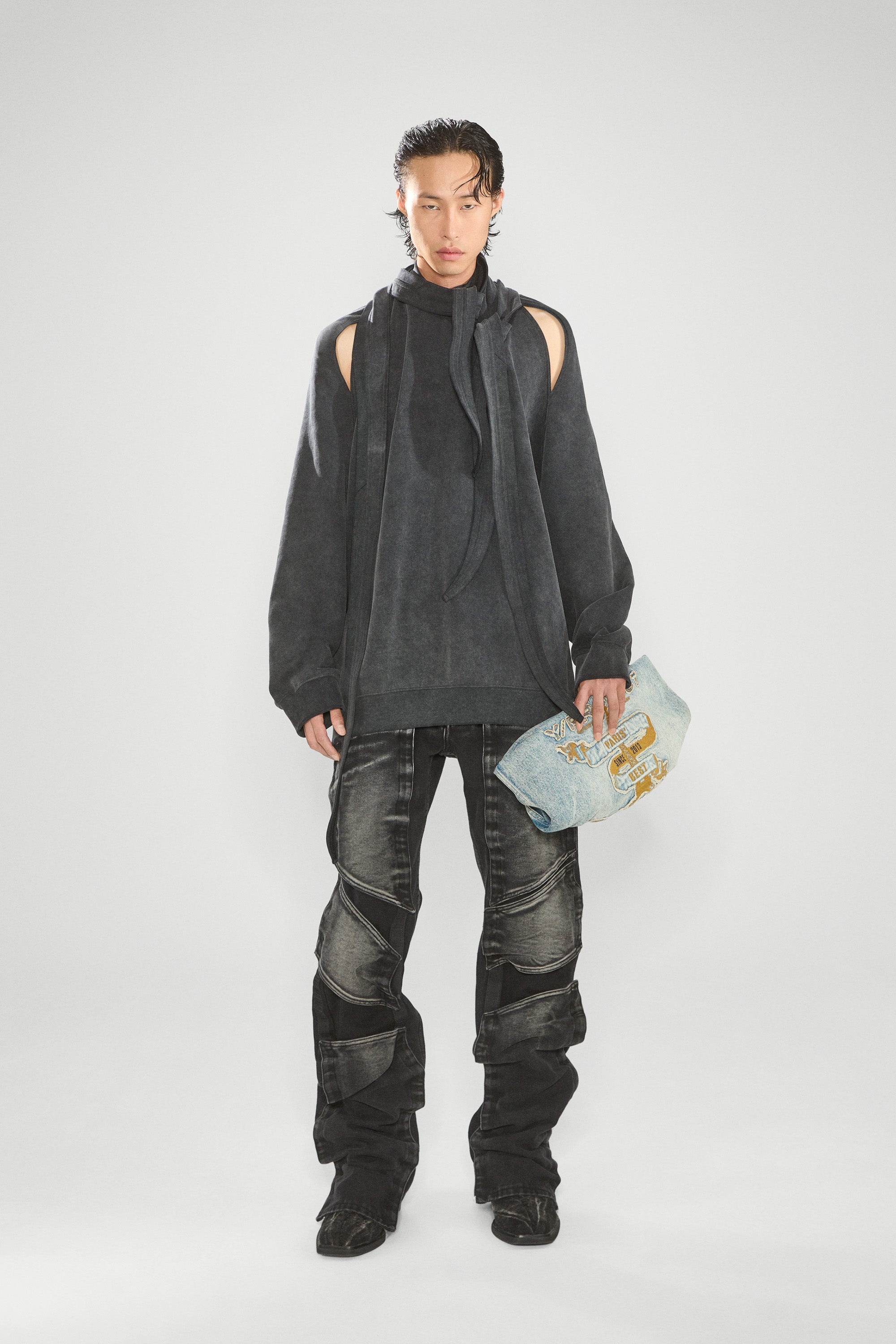 Multiscarf Pinched Logo Sweatshirt - 1